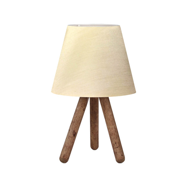 Veioza PWL-1071, textil si MDF, D22x32 cm