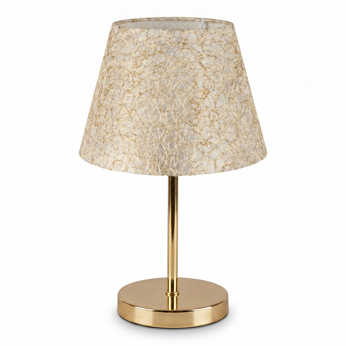 Lampa de Masa PWL-1074, bej-auriu, D22x37 cm