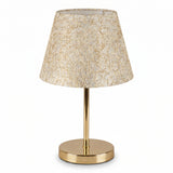 Lampa de Masa PWL-1074, bej-auriu, D22x37 cm