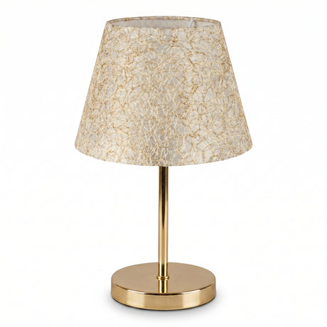 Lampa de Masa PWL-1074 bej-auriu D22x37 cm