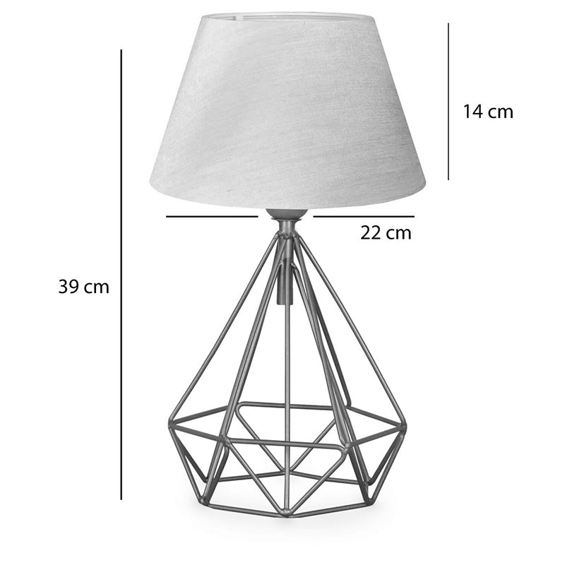Lampa de Masa PWL-1080, bej-auriu, D22x39 cm