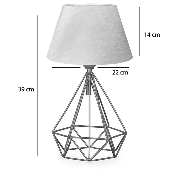 Lampa de Masa PWL-1080, bej-auriu, D22x39 cm