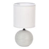 Lampa de masa PWL-1210, ceramica, Gri - Negru, 13x25 cm - Gri