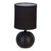 Lampa de masa PWL-1210, Ceramica, Negru, D13x25 cm