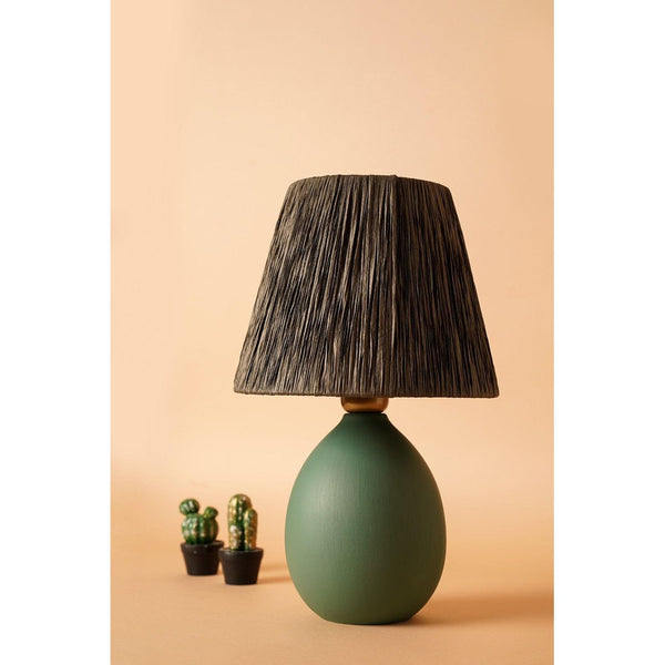 Lampă de masă YL522, Verde, 24x24x37 cm