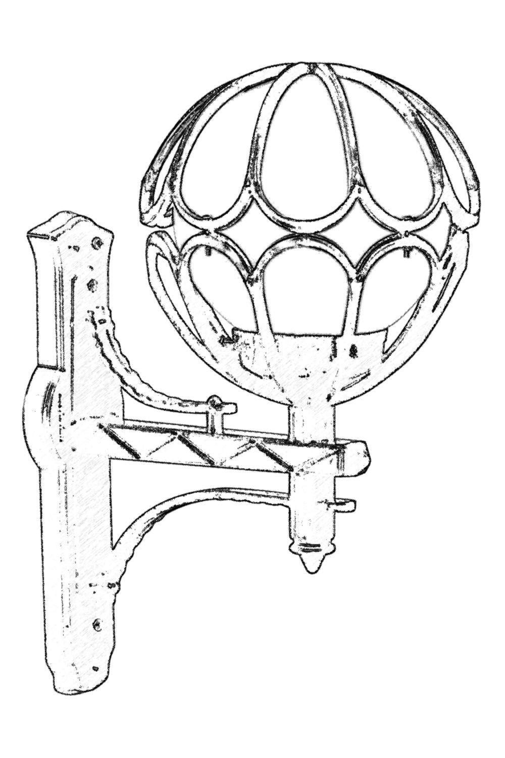 Lampă de perete de exterior BAP 3 Outdoor Wall Lamp, Negru, 35x50x23 cm