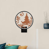 Lampă de perete XMAS19, Negru, 10x36x30 cm