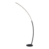 Lampa de podea Archer, Metal, 70x28x165 cm - Negru