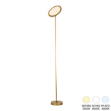Lampa de podea cu LED Rita, metal aurit, înaltime 160cm, diametru 25cm, 25x25x160 cm