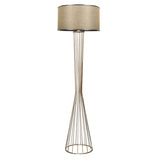 Lampa de podea Firdo Auriuargintiu-bej D38x155 cm