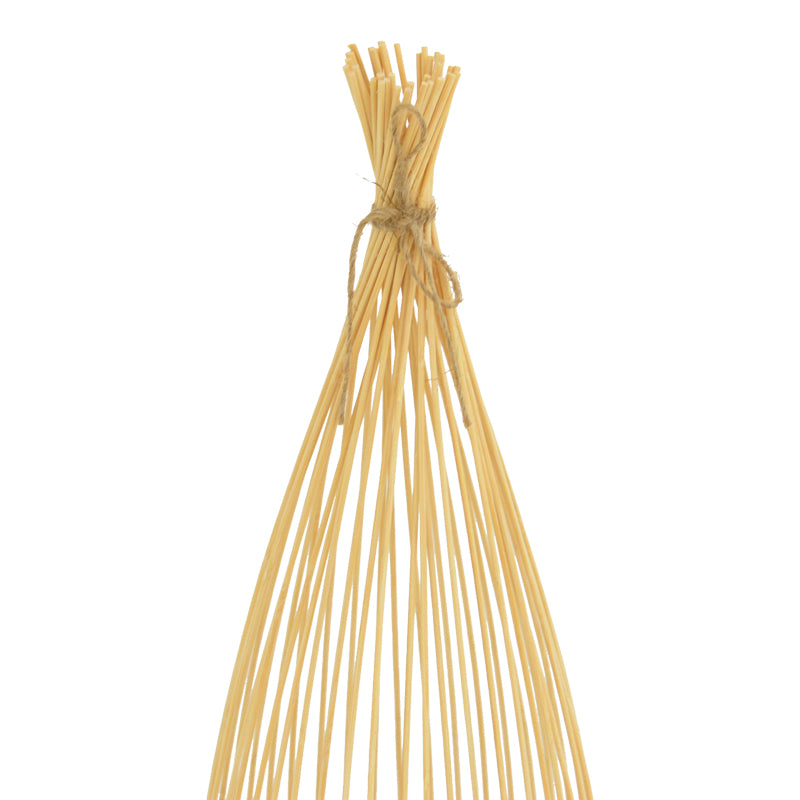 Lampa de podea Florance bambus, Natural, D28x100 cm, detaliu produs