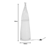 Lampa de podea Florance bambus, Natural, D28x100 cm