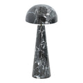 Lampa de podea Flozer marmura metal negru D36x79 cm