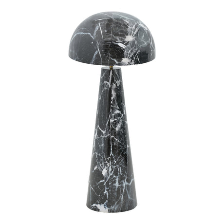 Lampa de podea Flozer marmura metal, negru, D36x79 cm