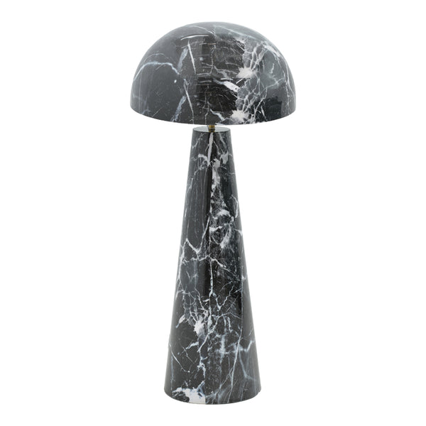 Lampa de podea Flozer marmura metal, negru, D36x79 cm