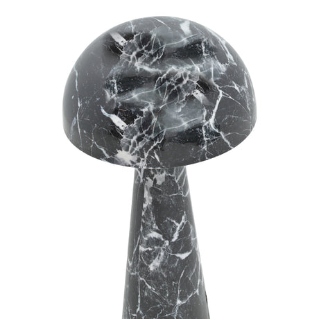 Lampa de podea Flozer marmura metal, negru, D36x79 cm