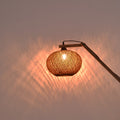 Lampa de podea Gaia din lemn, maro, 20x50x160 cm, imagine suplimentara