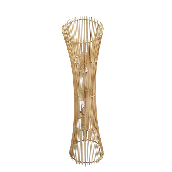 Lampa de podea Gion bambus, Natural, D30x118 cm