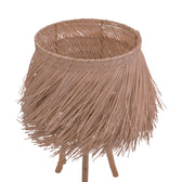 Lampa de podea Herfo ratan, Natural, D45x59 cm, detaliu produs