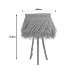 Lampa de podea Herfo ratan, Natural, D45x59 cm
