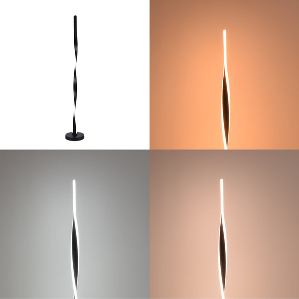 Lampa de podea Jounko, Metal, D20x130 cm