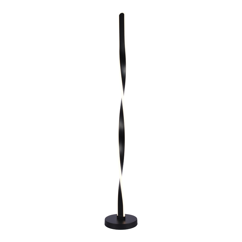 Lampa de podea Jounko, Metal, D20x130 cm - Negru