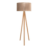Lampa de podea Karnia, Stofa, Natural, D45x155 cm