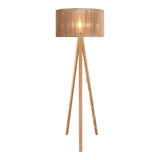 Lampa de podea Karnia, Stofa, Natural, D45x155 cm