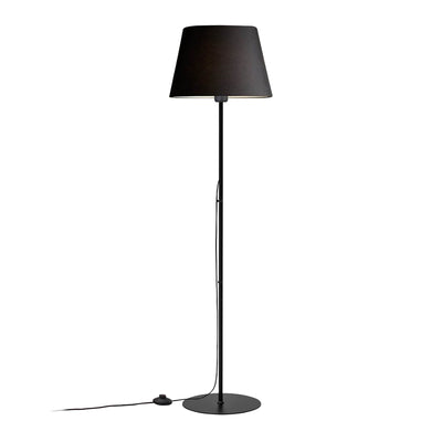 Lampa de podea Lumider din tesatura-metal neagra D35x152 cm