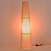 Lampa de podea Nanto bambus, Natural, D29x120 cm, imagine suplimentara