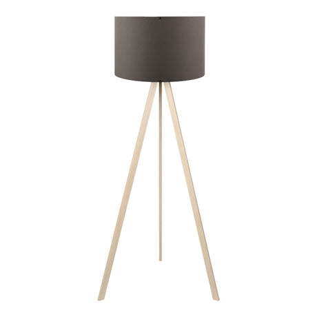 Lampa de podea PWL-1060, Natural-antracit, D38x140 cm