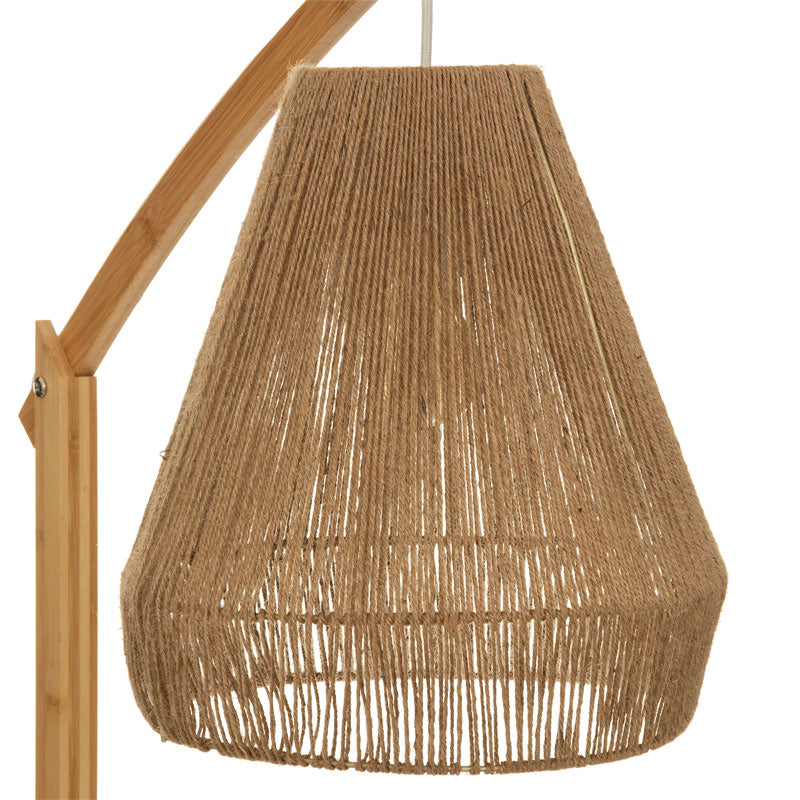 Lampa de podea Sean bambus, bej, 52x30x158 cm, perspectiva suplimentara