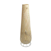 Lampa de podea Solian bambus Natural D27x96 cm