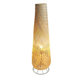 Lampa de podea Solian bambus, Natural, D27x96 cm, imagine suplimentara