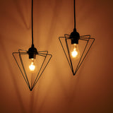 Lampa de tavan cu doua becuri Tebour, metal, Negru, 30x30x70 cm