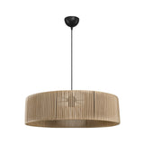 Lustra de tavan cu o singura sursa de lumina Tebaha, maro, D55x20 cm - Natur