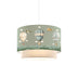 lustra Lampa de tavan pentru copii Balon nuante de verde-crem D30x20 cm