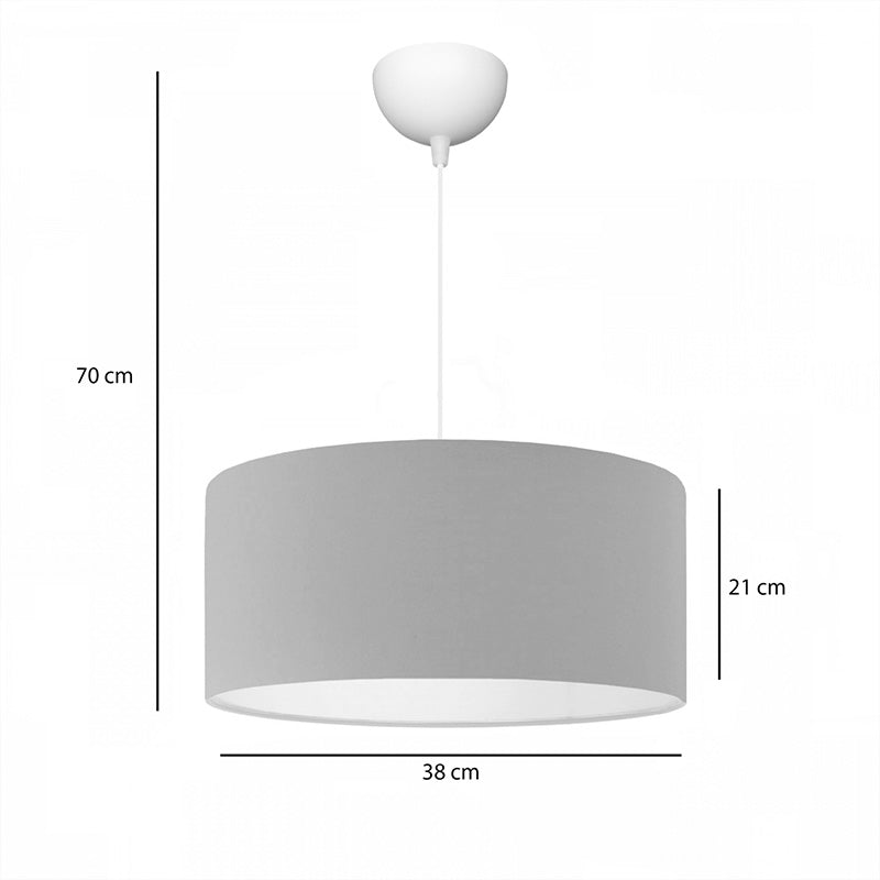 Lampa de tavan PWL-1091, bej, D38x21 cm