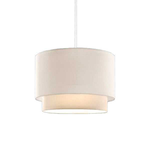 Lampa de tavan Tachi, crem, D30x20 cm
