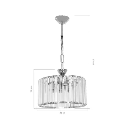 Lampa Lavina I, Auriu, 27x27x21 cm, perspectiva suplimentara