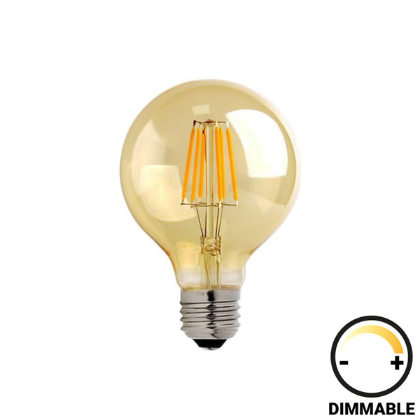 Lampa LED G95 Bec reglabil 200-220V chihlimbar, 10x10x14 cm