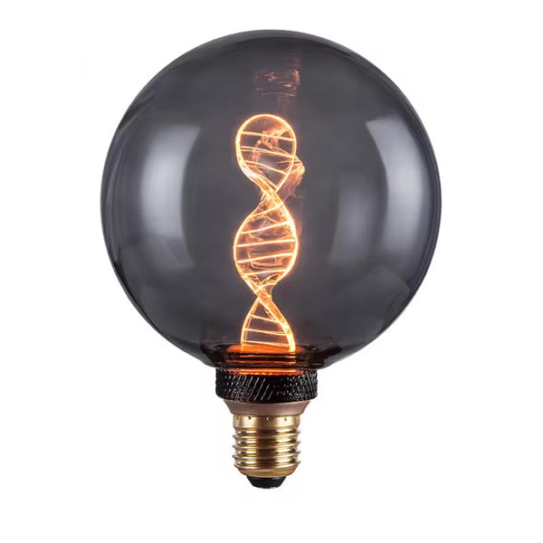 Lampa LED RN-DNA G125 Bec 220-240V, Gri fum, 13x13x17 cm