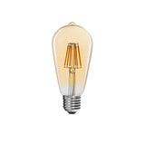 Lampa LED ST64 Bec 3000K chihlimbar
