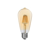 Lampa LED ST64 Bec 3000K chihlimbar