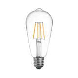 Lampa LED ST64 Bec 3000K Transparent
