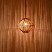 Lampa Palmo Boho, Natural, 40x40x32 cm, imagine suplimentara
