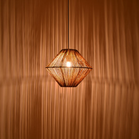 Lampa Palmo Boho, Natural, 40x40x32 cm