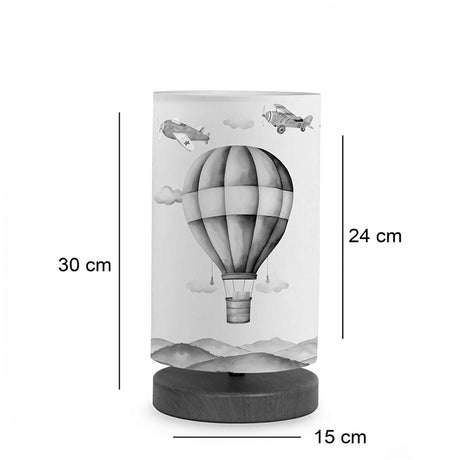 Lampa pentru copii Balon, Multicolor, 15x15x30 cm