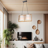 Lampa Sereda, doua lumini, Maro-Crem, 28x14x27 cm, imagine suplimentara