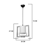 Lampa Sereda, Maro-Crem, 28x14x27 cm